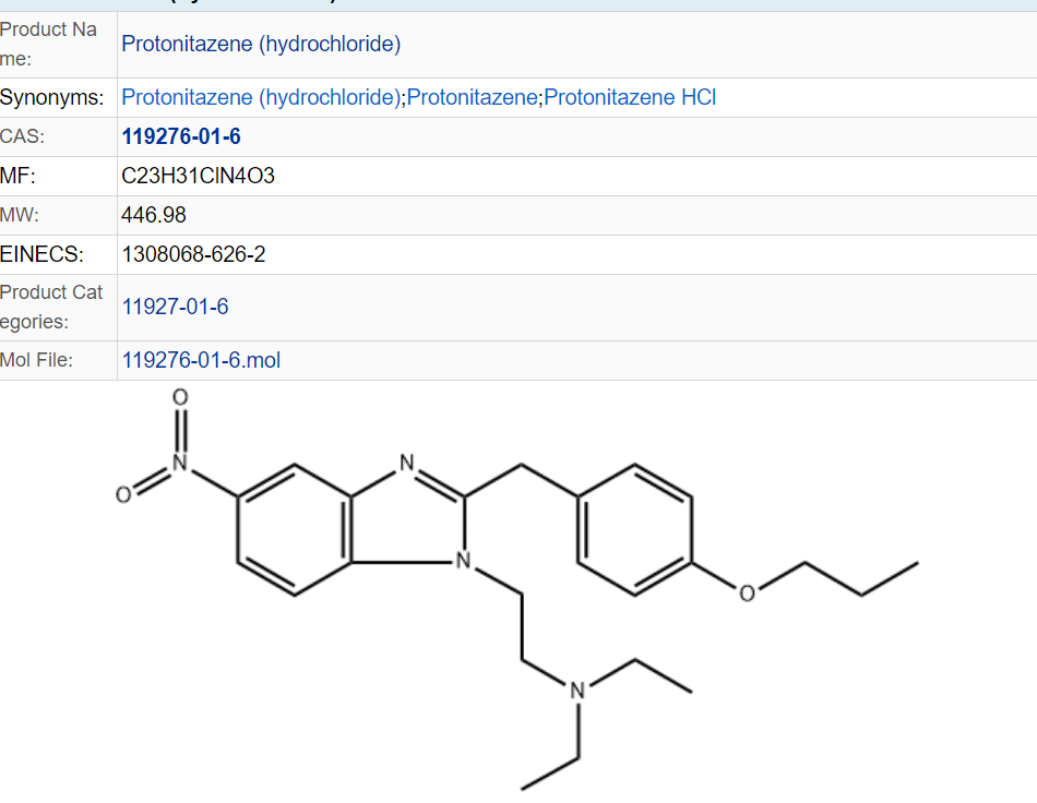 Metonitazene 14680-51-4 Bulk Price for Chemical Research Made in China