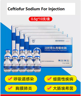 Supply High Quality Ceftriaxone Sodium for Injection 0.5g/1g And Powder for Animal